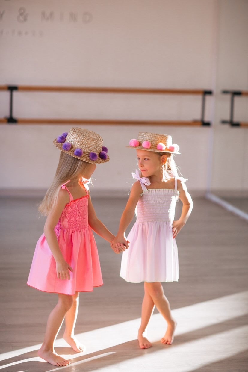 Piccoli White Smocked Dress